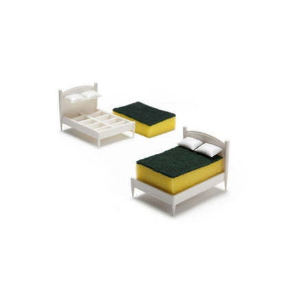 Creative cleaning cloth sponge storage small bed design cleaning cloth storage rack kitchen drainage storage rack