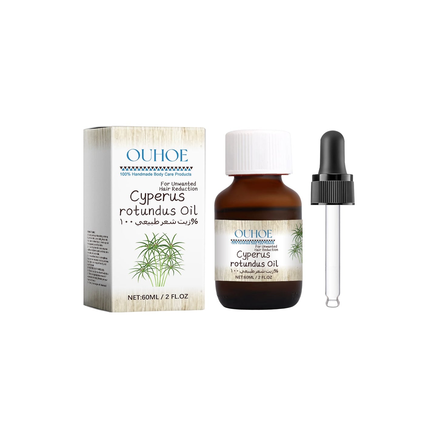 Perfumed Hair Removal Oil, Plant Essential Oil Gentle Care Smooth Body Skin Hair Removal Oil
