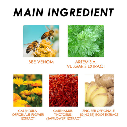 Bee-Venom Shaped Lymphatic Patch, Which Relieves Lymphatic Swelling And Tightenes Body And Arms - Meat Belly Button Patch