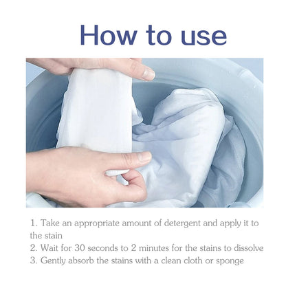 Activatod Enzyme Laundry Stain Remover, Gentle Cleaning Liquid For Clothes, Blankets, Oil, Coffee And Stains