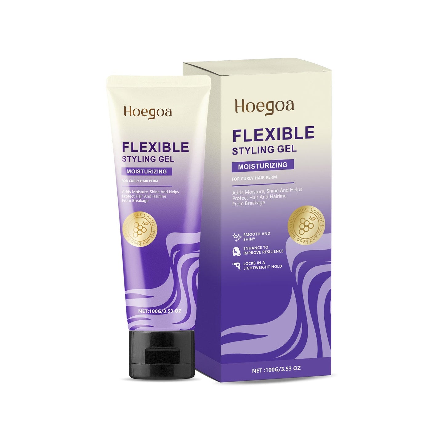 Curl Styling Gel Hair Moisturizing Light Refreshing Curl Styling Long Lasting Care Gel