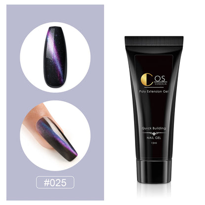Painless Fast Crystal Extension Glue Cat Eye Manicure Phototherapy Glue Beginner Manicure Holder Nail Extension Glue