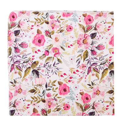 Newborn Photography Wrap Bow Hair Band Wrap Towel Set Baby Flower Blanket 2 Piece Set