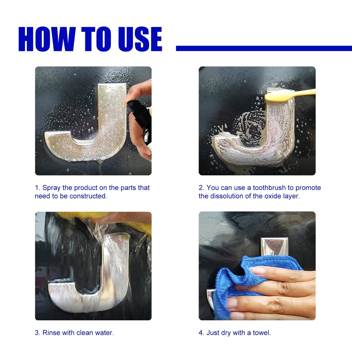 Multipurpose Rust Cleaning, Metal Door And Window Cleaning Rust Remover Screws Bolt Loosening Rust Remover Converter