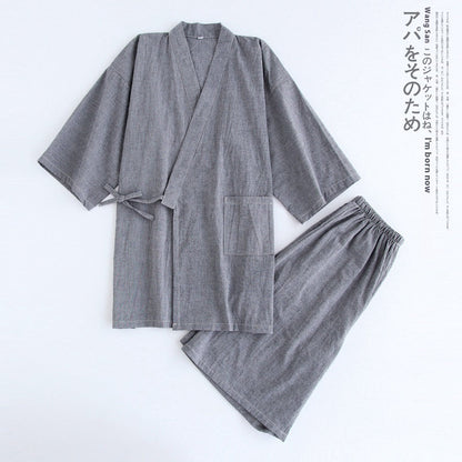 Japanese Men's Kimono Pajamas Shorts