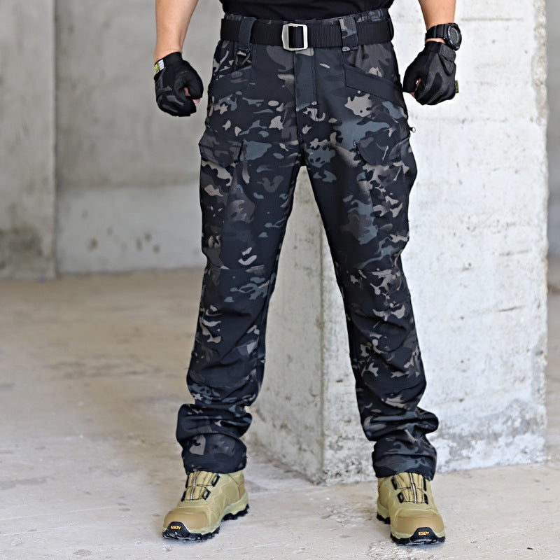 Men's Winter Fleece-lined Waterproof Tactical Pants