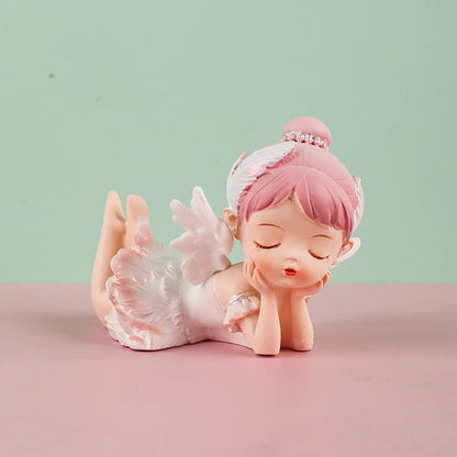 Ballerina Girl Home Decor Piece Cake Decoration