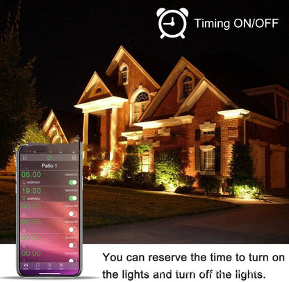 IP66 Waterproof Garden Smart Bluetooth RGBW Flood Light
