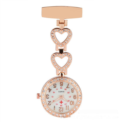 Diamond Nurse Pocket Watch