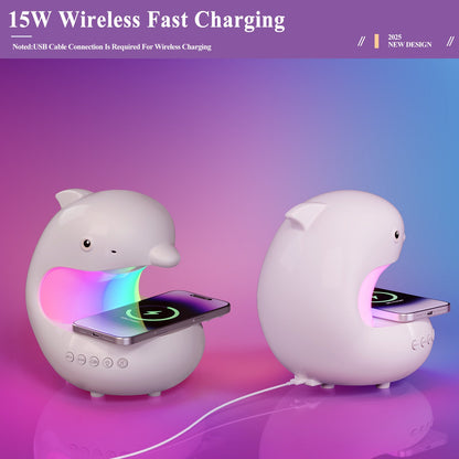 Mobile Phone Wireless Charging Small Night Lamp Bedroom Bedside