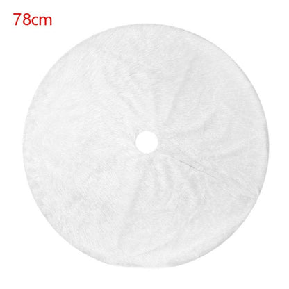 Christmas Tree Skirt Decorations Gift Scene Decor