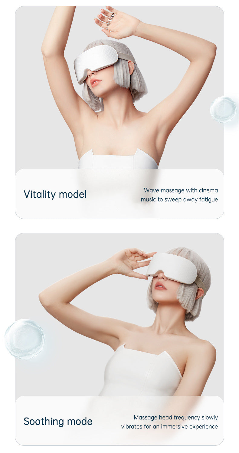New Arrival Dry Eye Massage And Heating Steam Eye Massage Equipment Vibration Electric Eye Steam Massager