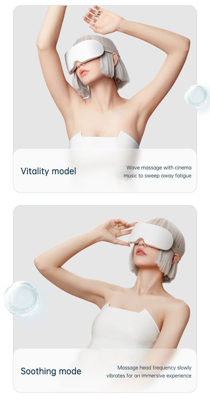 New Arrival Dry Eye Massage And Heating Steam Eye Massage Equipment Vibration Electric Eye Steam Massager