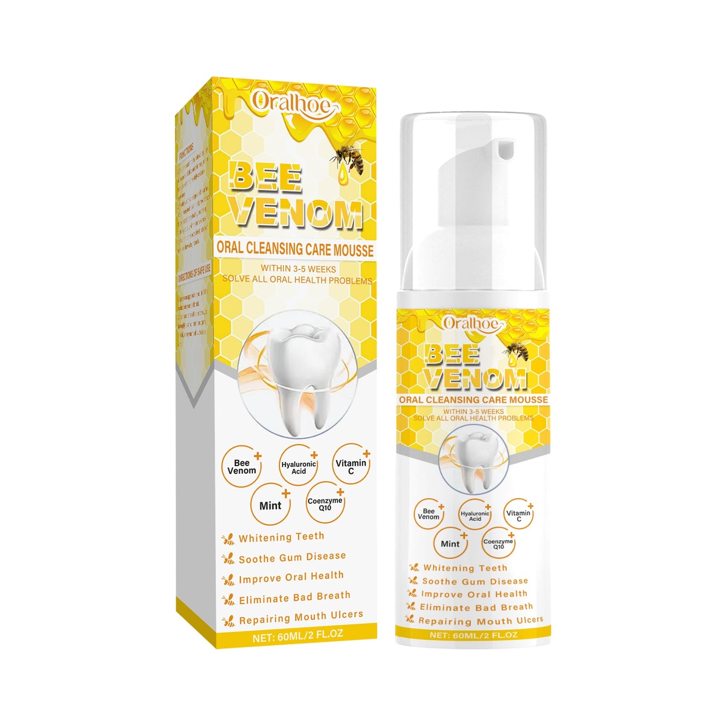 Dental Cleaning Mousse, Cleaning Care Dental Hygiene Oral Care Dental Stain Cleaning Mousse Toothpaste