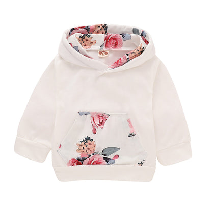 Children's hood printing suit