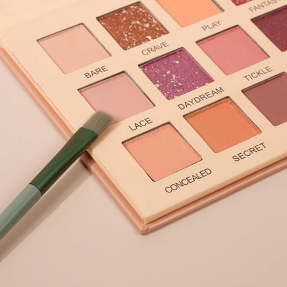 18 color desert rose matte pearl eye shadow plate earth color plate multi-purpose color eye shadow plate