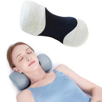 Cervical Pillow Reverse Bow Traction Pillow Memory Cotton Pillow Core Pure Cotton Cover Portable Neck Protection Pillow Cervical Pillow