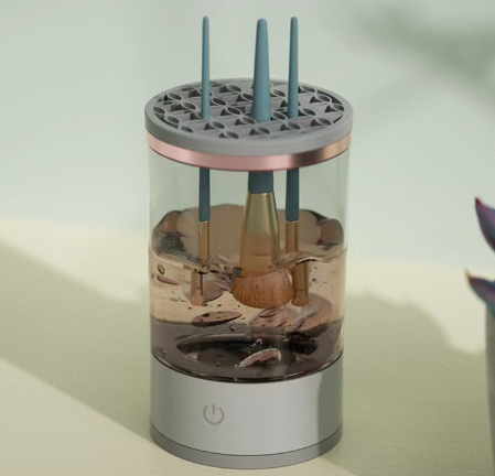 Makeup brush, washer, plug-in lazy electric cleaning brush, automatic washing tool, quick drying tool