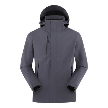 Full Heat Seal Shell Jacket Three-in-one Windproof Outdoor