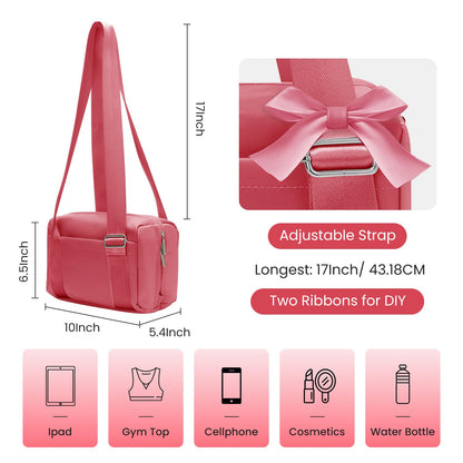 MEXS Mini Waterproof Gym Tote Bag for Women Small Rose Sports Duffel
