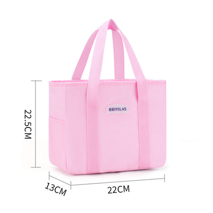 Simple style fresh ice pack commuter insulation lunch box bag lunch lunch bag