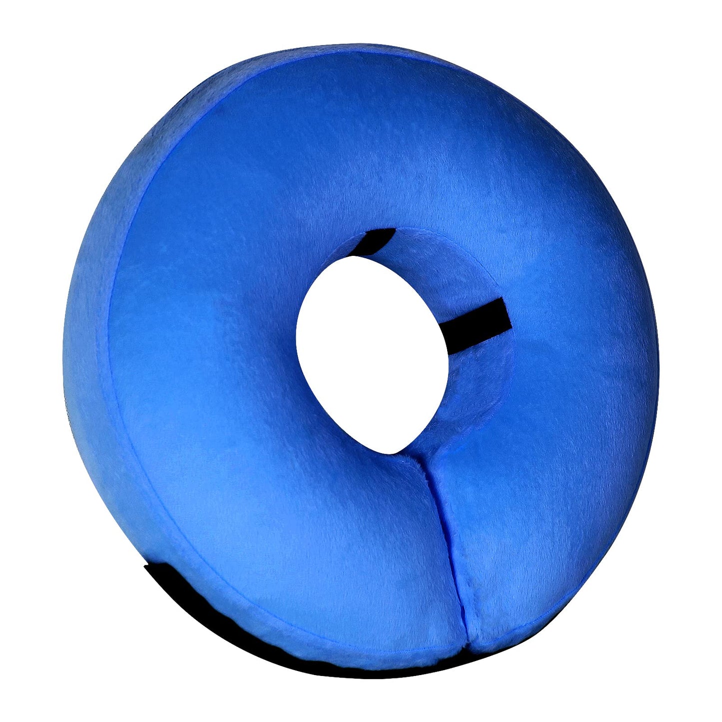 Tonqixope Inflatable Dog Cone Collar Soft Protective Donut Collar Blue XL