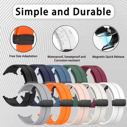 GOLDTOLUCK Affinity Silicone Sport Band Samsung Galaxy Watch 7 Ultra Pink 47mm
