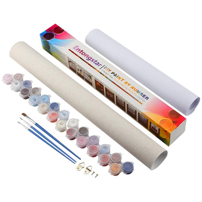Entongstar Paint by Numbers Kit for Kids Guitar Cat 50mm x 40mm x 1mm