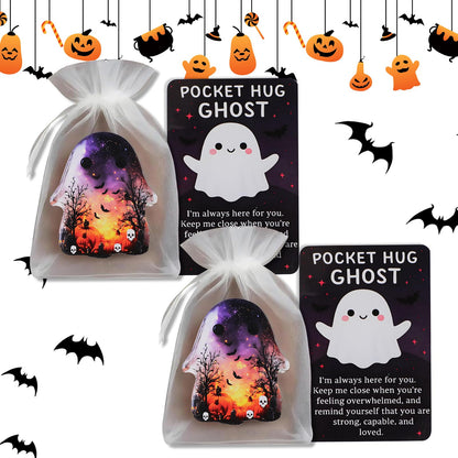 Generic Ghost Pocket Cards Halloween Comfort Inspirational Black Mix