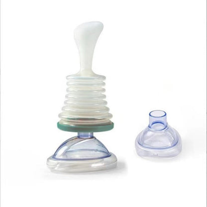 Respiratory trainer suffocation first aid mask artificial heart and lung Choking Emergency Device