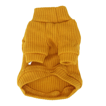 LOPHIPETS Small Dog Turtleneck Sweater Teacup Chihuahua Yorkie Yellow Size XXS