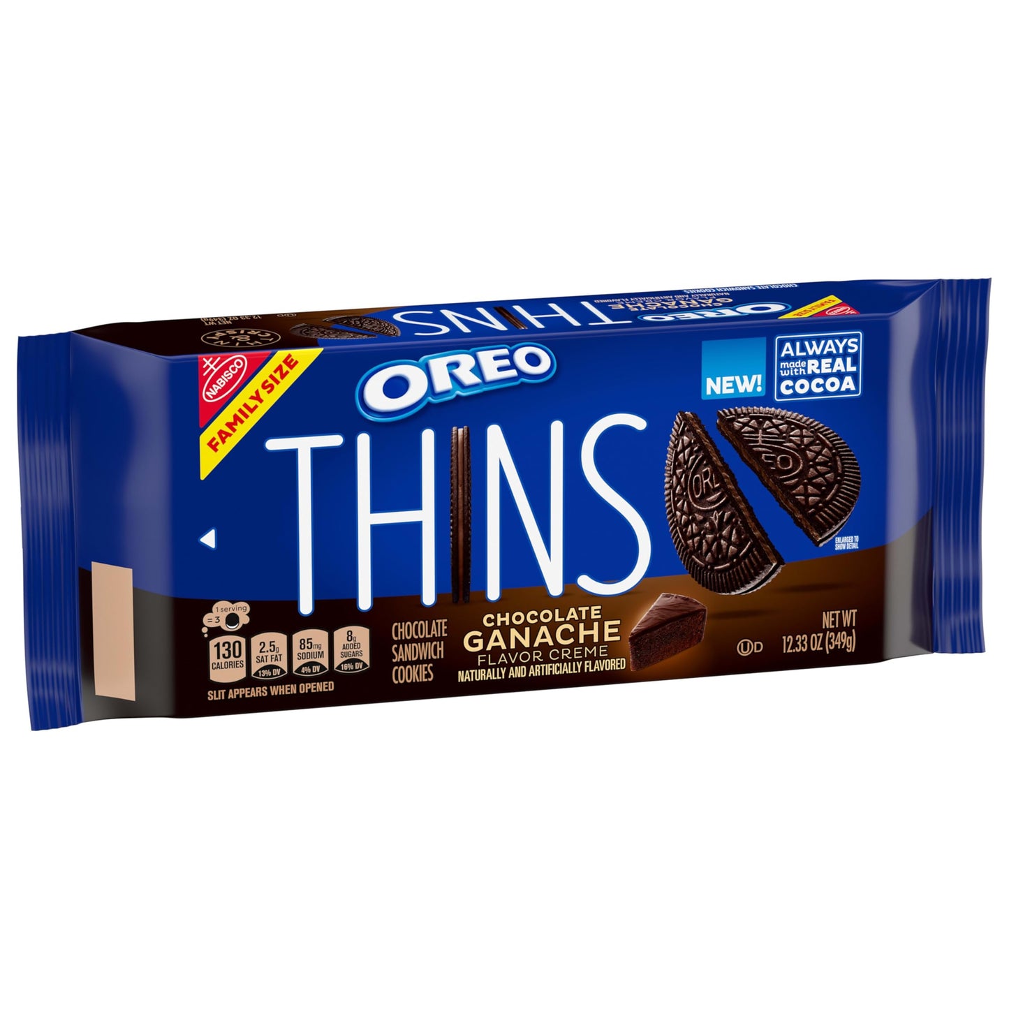 BestBy05/26 OREO Thins Chocolate Ganache Creme Sandwich Cookies 10 Count