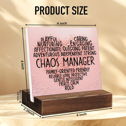 Mhfpl Social Worker Thank You Acrylic Plaque Sign 3.92x3.92x0.3 Lucency