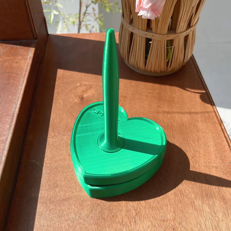 Vertical Shiny-Design Yarn Spinners and Holders: Rotary Plastic Tools for Textile Wool, Agri Wool, and Knitting Enthusiasts
