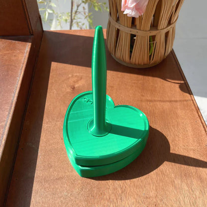 Vertical Shiny-Design Yarn Spinners and Holders: Rotary Plastic Tools for Textile Wool, Agri Wool, and Knitting Enthusiasts