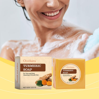 Turmeric Bath Soap Gently Cleans And Moisturizes The Skin And Body With A Clean And Refreshing Bath Soap