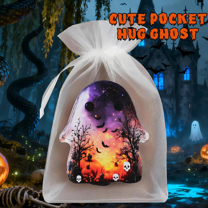 Generic Ghost Pocket Cards Halloween Comfort Black Inspirational Card A