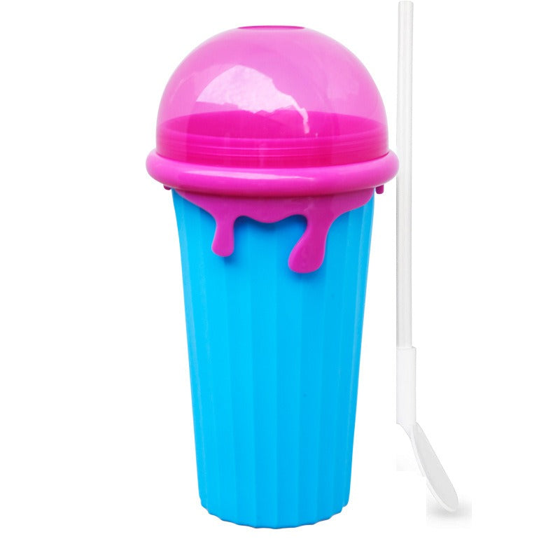 Upgrade 500ml large capacity smoothie cup shaking smoothie cup pinching cup cooling