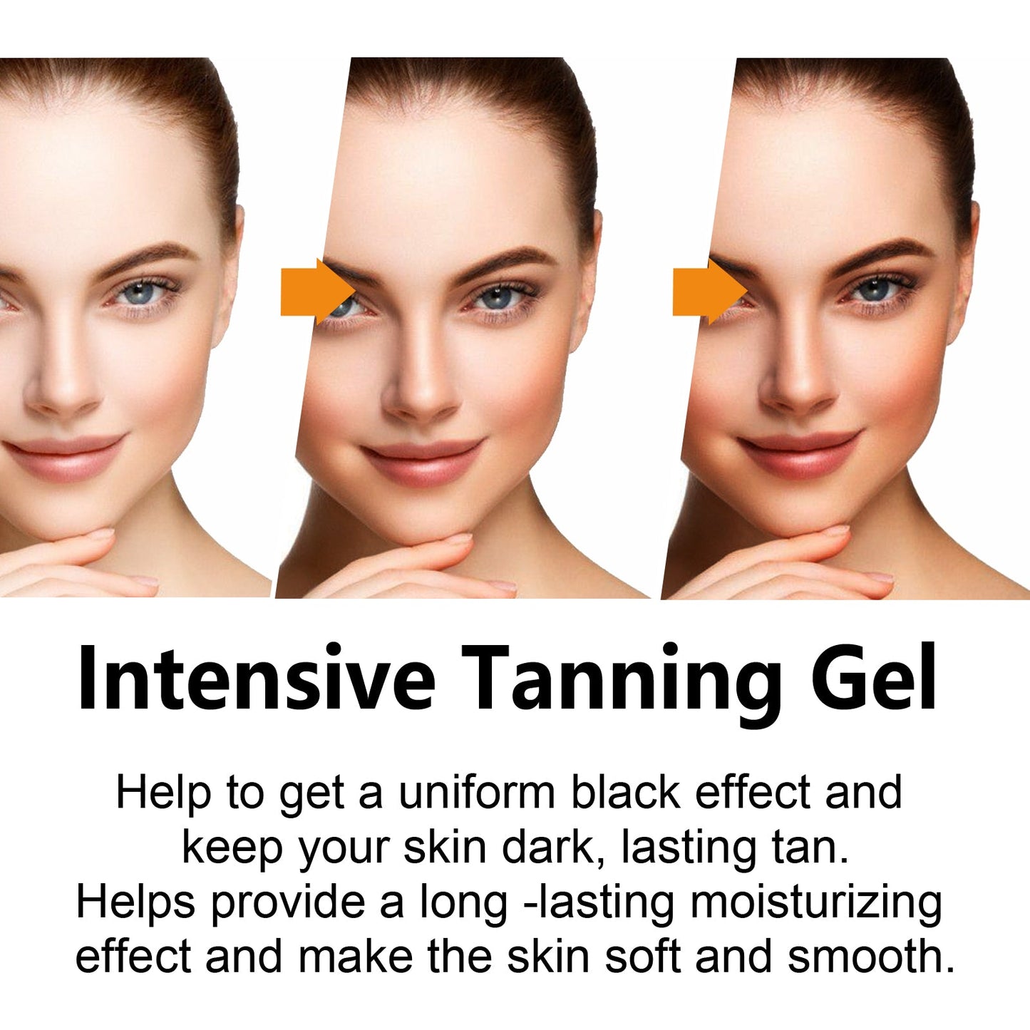 Intensive Tanning Gel, Beach Tanning Wheat Tan Is Light And Non-Greasy