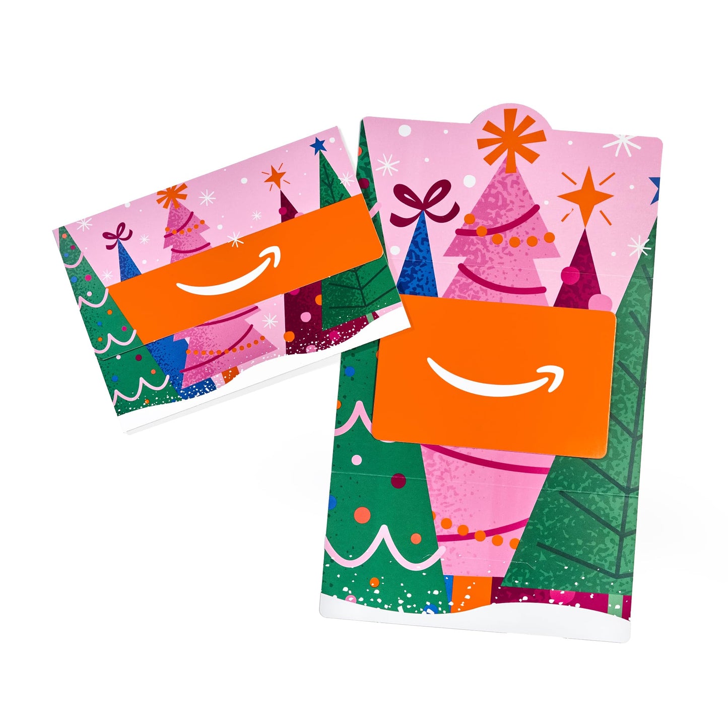 Amazon Gift Card Mini Envelope Festive Trees Christmas