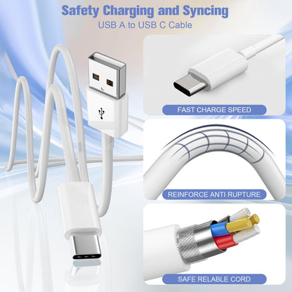 Eettvekd Carplay Cable USB A to USB C for iPhone 16/15 Pro Max iPad 3FT