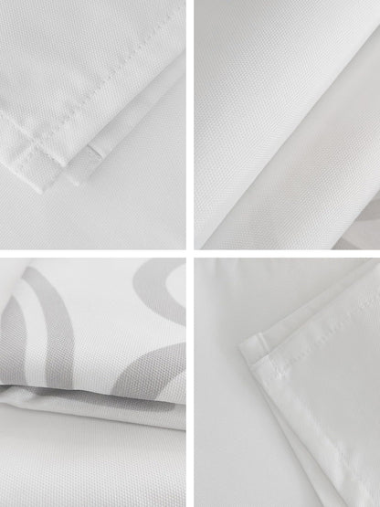 Perdecor Spring Hummingbird Pink Petals Table Runner 13x70in Cotton Linen