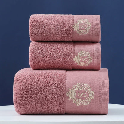 Towel Set Of Pure Cotton Towel Bath Towel Three-Piece Gift Set Xinjiang Cotton