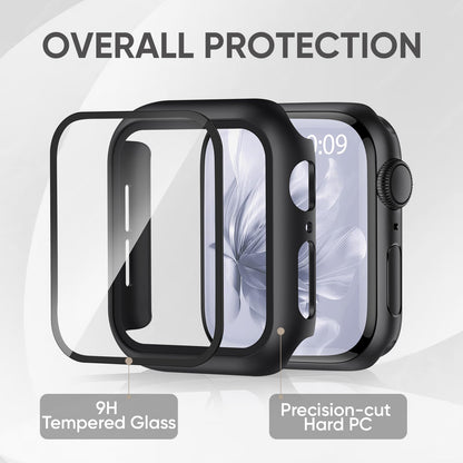 Butifacion Slim Braided Nylon Band Case for Apple Watch 40-46mm Black