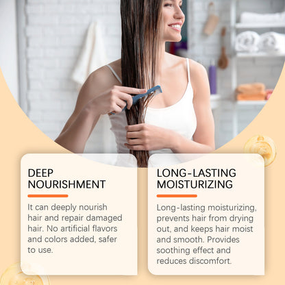 Moisturizing And Repairing Hair Mask Nourishes And Repairs Hair, Smoothing Hair, Alleviating Frizz And Tangling Hair Mask