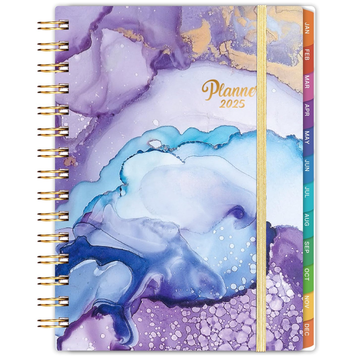 Makapoo 2025 Planner Weekly & Monthly 6.3x8.4 Green Ink Sturdy Cover