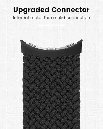 MAKCPOIMER Braided Nylon Band for Google Pixel Watch 41mm Adjustable Camouflage