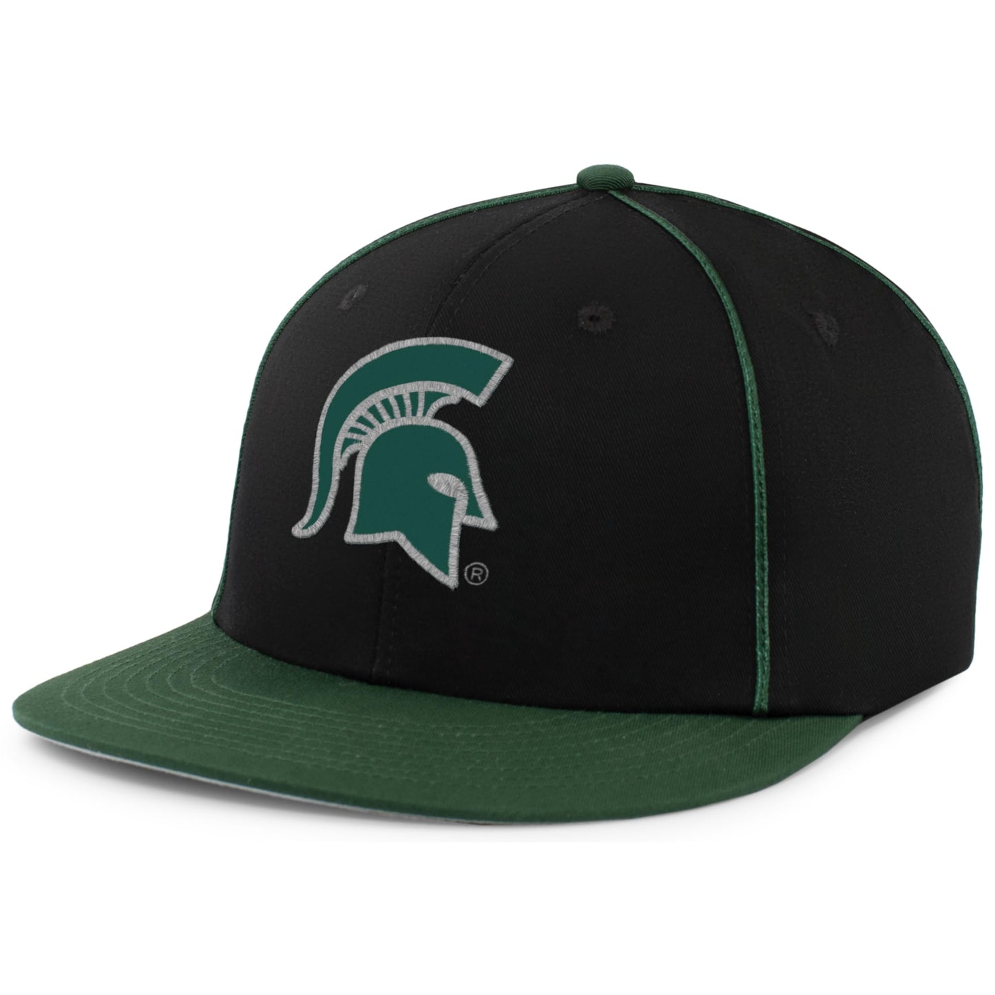 Pacific Headwear NCAA Michigan State Team Flatbill Cap Green OS