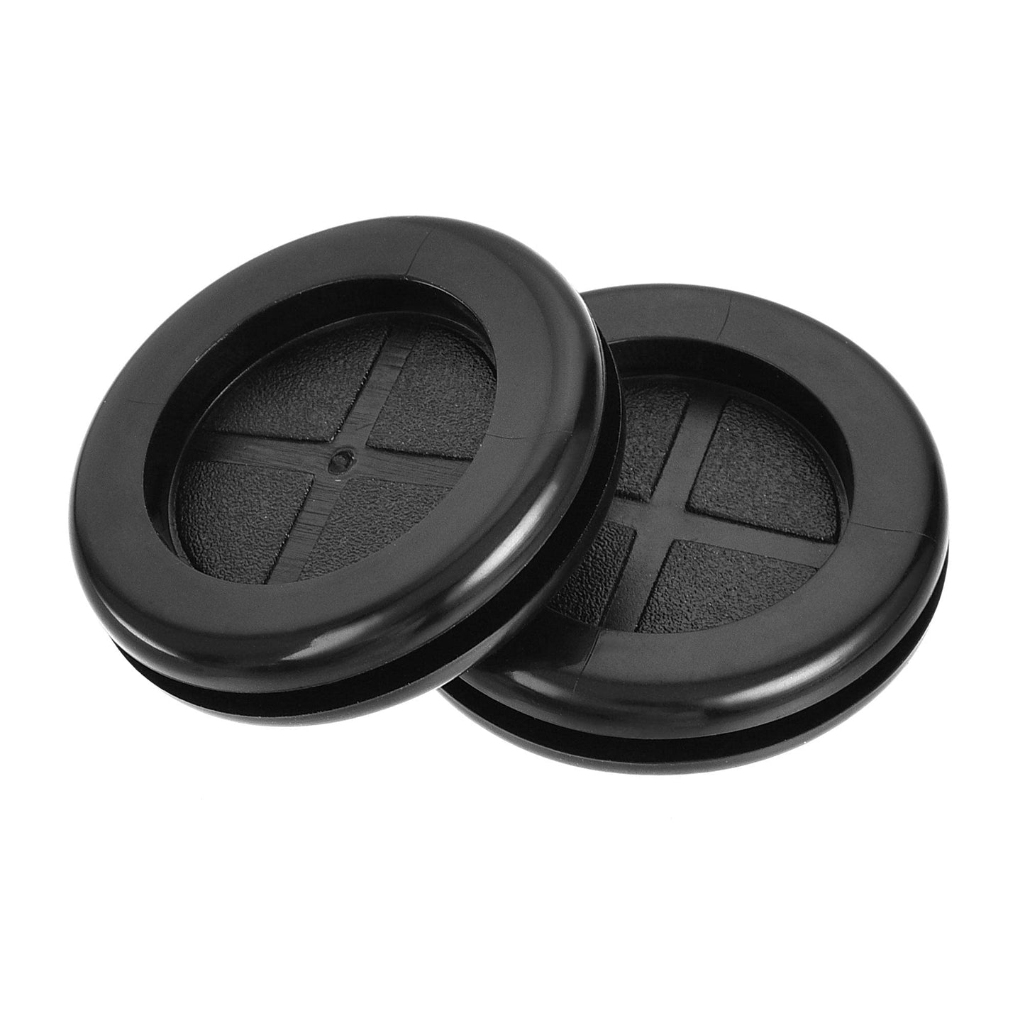 uxcell Rubber Grommet Round Double-Sided Mount Dia 32mm Wire Protection 20pcs