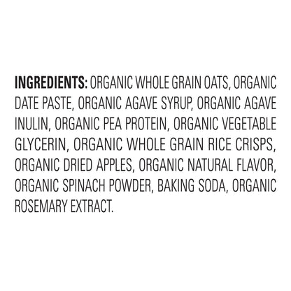 HAPPYTOT Organics Toddler Oat Bars Apple Spinach Soft-Baked 0.88oz 5Count 6 Pack